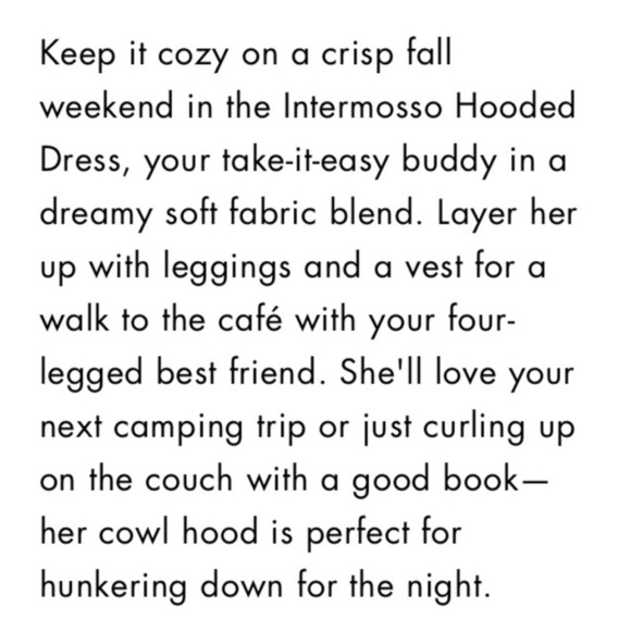 Toad & Co Intermosso Hooded Dress in Huckleberry Size XS - Picture 5 of 7